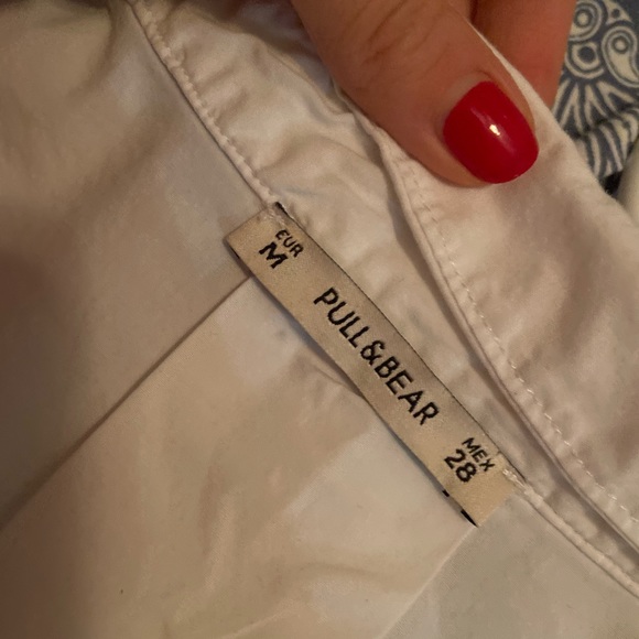 Classic oversized white shirt - Picture 4 of 4